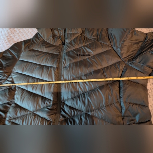 Columbia Women's Olive Green Puffer Jacket With Omni Heat Sz 2XL - Picture 15 of 15